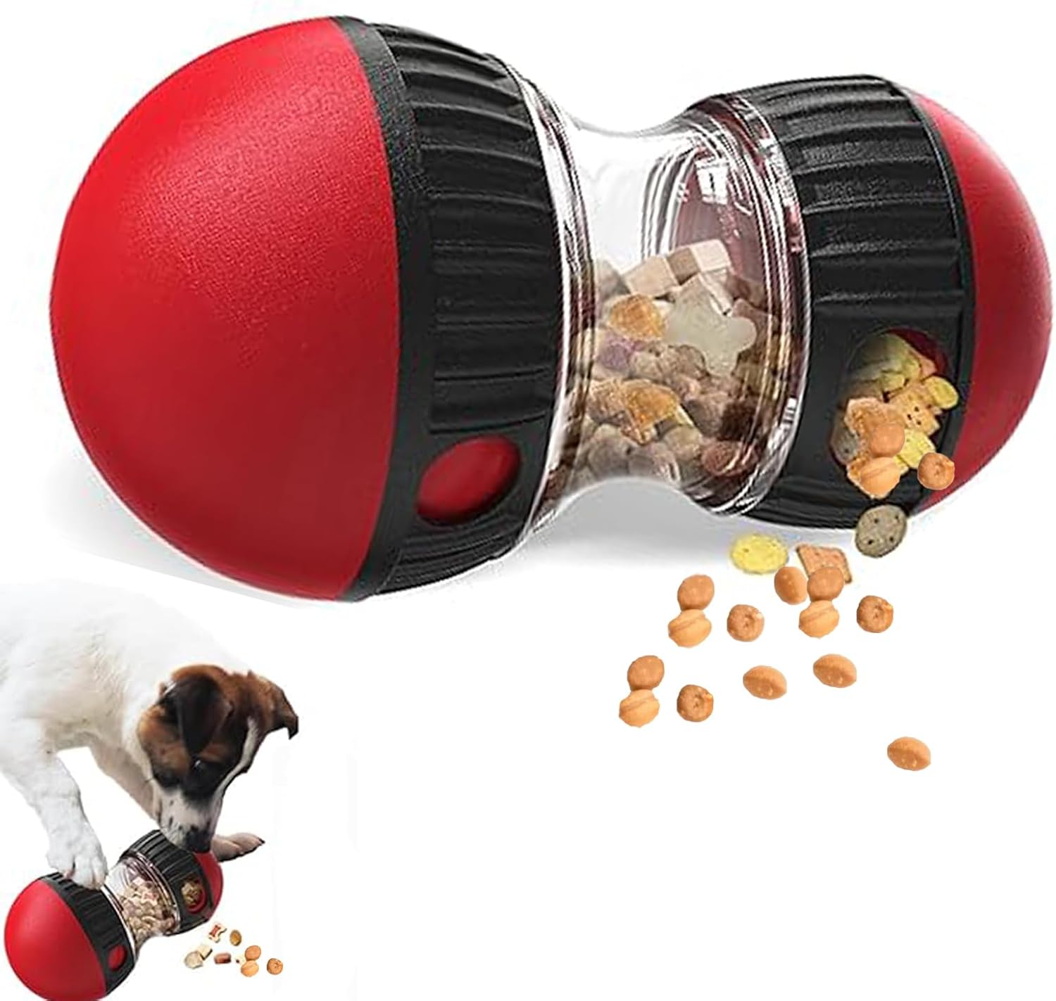 Dog Puzzle Feeder Toy - Brinquedos para cães e bola alimentadora
