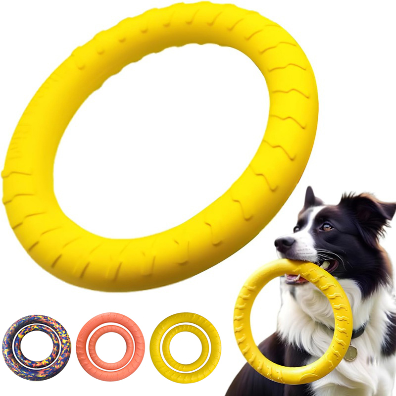 Flying Disc Dog Training Toy - Brinquedos para Cães, Discos Voadores para