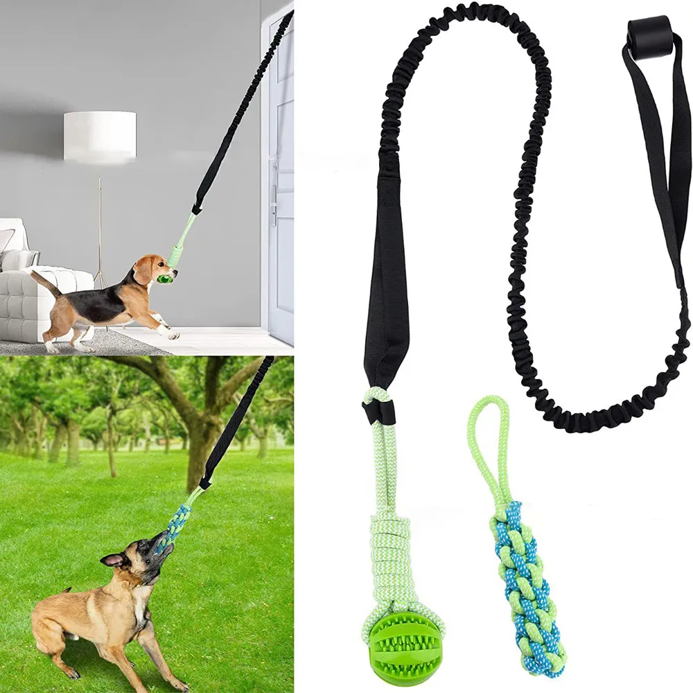 Suction Cup Dog Tug Toy - Brinquedo interativo para cães, corda de