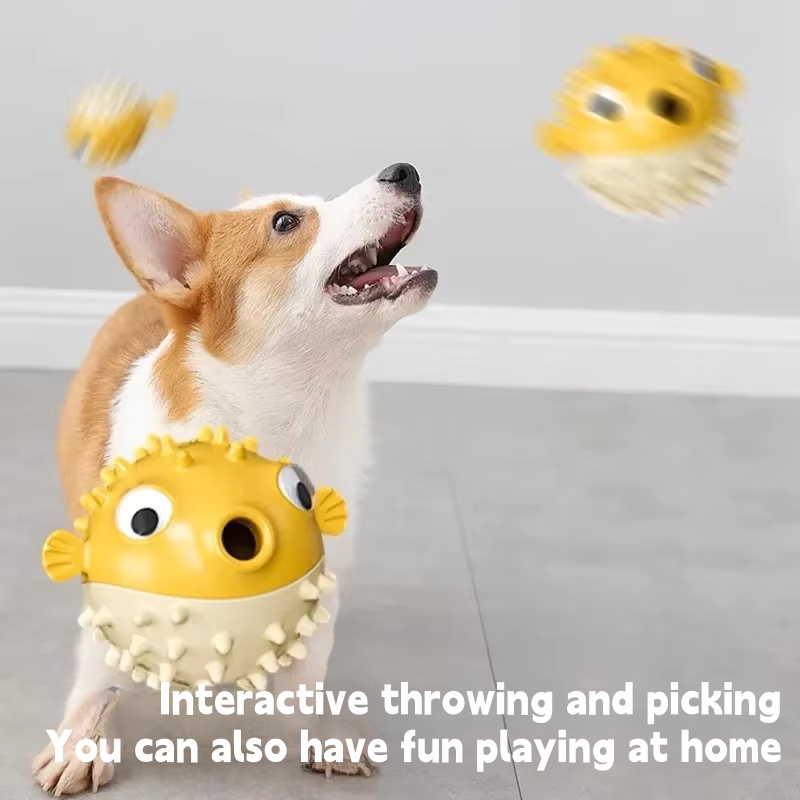 Brinquedo interativo para cães - Rubber Treat Dispensing Dog Toy avaliação e preço