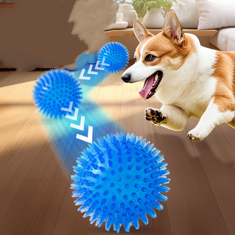 Bola de brinquedo para animais - Interactive Squeaky Plush Dog Toy avaliação e preço