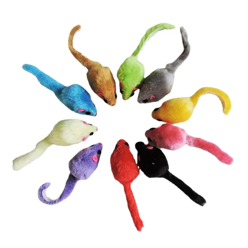 8 peças de brinquedos de pelúc - Catnip Interactive Plush Mouse avaliação e preço