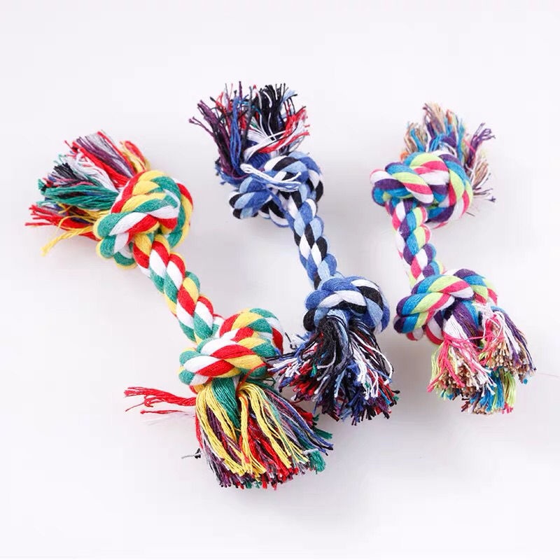 Brinquedo para Cães: Nó de Cor - Interactive Squeaky Plush Dog Toy avaliação e preço