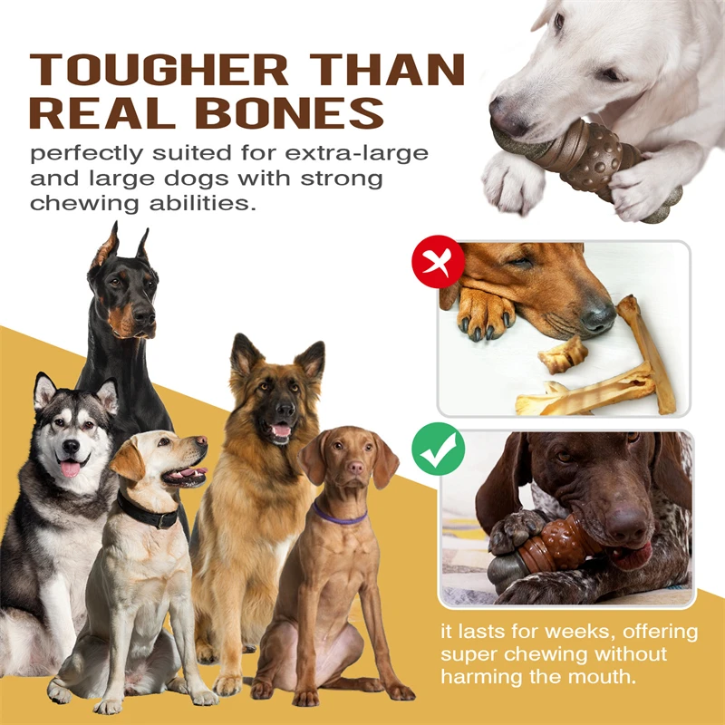 Grande cão mastigar brinquedos - Indestructible Dog Chew Toy avaliação e preço