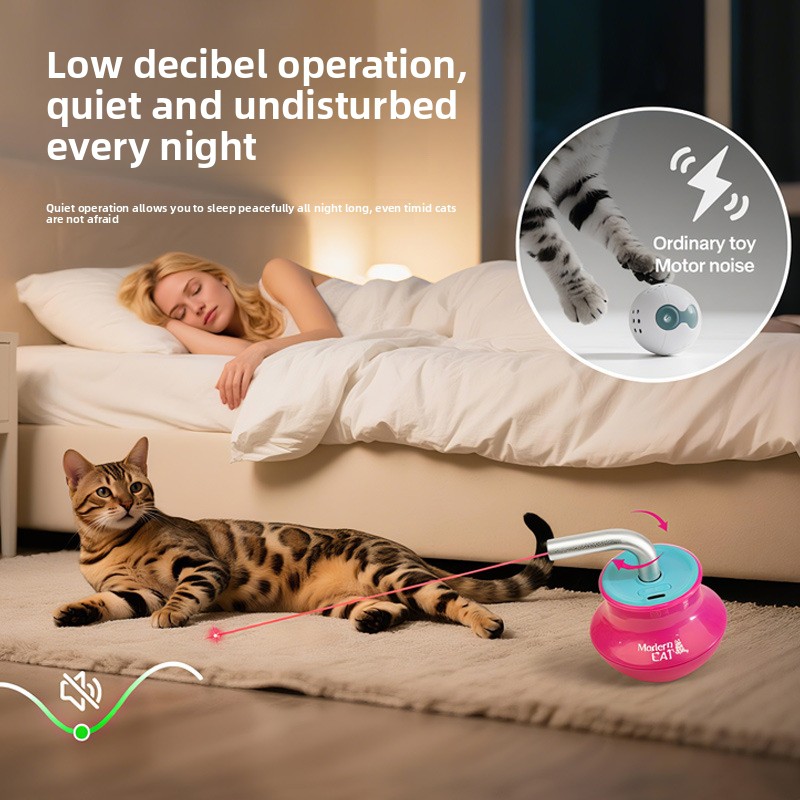 Brinquedos automáticos para ga - Laser Pointer Cat Toy Automatic avaliação e preço