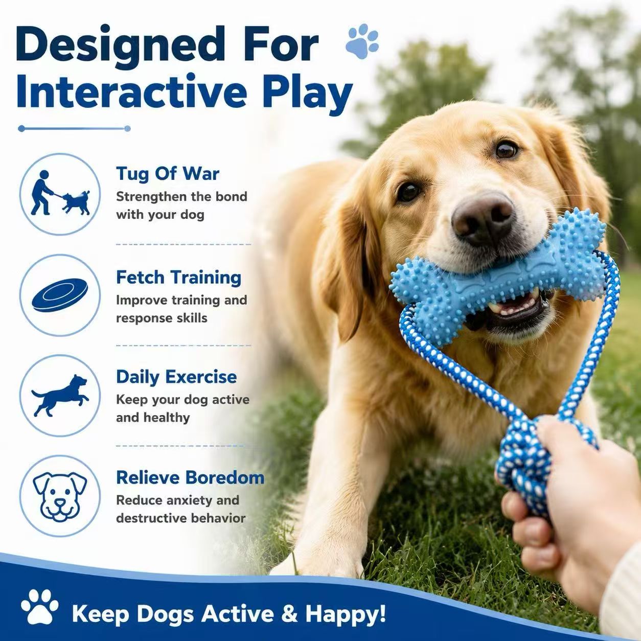 Brinquedos para mastigar para  - Dog Rope Toy Aggressive Chewers avaliação e preço