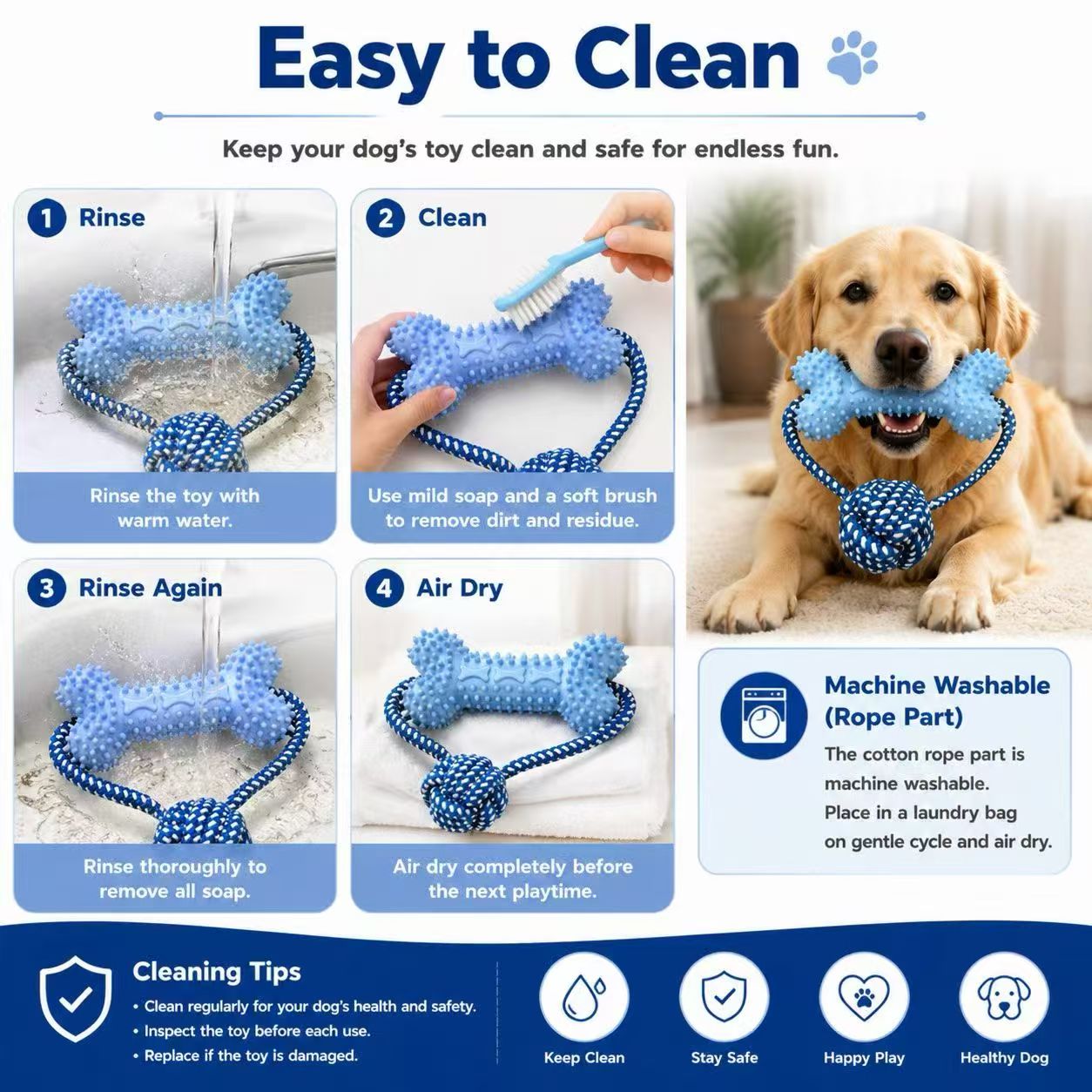 Brinquedos para mastigar para  - Dog Rope Toy Aggressive Chewers avaliação e preço